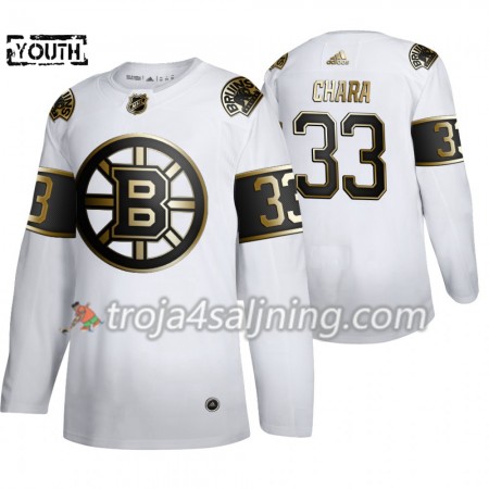 Boston Bruins tröja Zdeno Chara 33 2019-2020 Adidas Golden Edition Vit Authentic - NHL Tröjor Barn Boston Bruins tröja Zdeno Chara 33 2019-2020 Adidas Golden Edition Vit Authentic - NHL Tröjor Barn